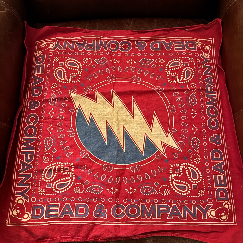 Dead & Company Red Graphic Bandana P